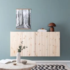 Veke Havu Kaappi 160x32 Cm Puuvalmis -Anno Store havu kaappi puuvalmis 160cm seinalla web 26