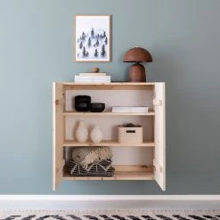 Veke Havu Kaappi 80x32 Cm Puuvalmis -Anno Store havu kaappi puuvalmis 80cm seinalla web 19