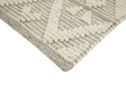 Mattokymppi Helmi Villamatto 60x120 Cm Vaalean Harmaa -Anno Store helmi villamatto vaaleanharmaa