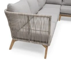 Hillerstorp Himmelsnäs Kulmasohva Beige Polyrottinki/tiikki -Anno Store hillerstor himmelsnas kulmasohva beige polyrottinki 2