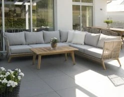 Hillerstorp Himmelsnäs Kulmasohva Beige Polyrottinki/tiikki -Anno Store hillerstorp himmelsnas kulmasohva beigetiikki1