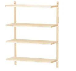 Kulmala-Tuote Ilma Seinähylly Vaakakannakkeella 80 Valkoinen