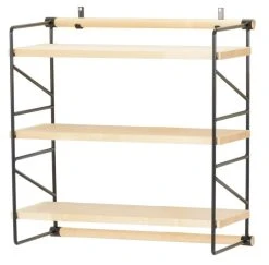 Kulmala-Tuote Ilma Seinähylly Pystykannakkeella 60 Valkoinen