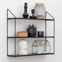 Day Air Seinähylly Musta -Anno Store img 0157