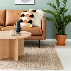 Veke Jäkälä Juutti-puuvillamatto 80x150 Cm Luonnonväri 11 Veke Jäkälä Juutti-puuvillamatto 80x150 Cm Luonnonväri -Anno Store jakala juutti puuvillamatto