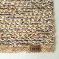 Veke Jäkälä Juutti-puuvillamatto 80x150 Cm Luonnonväri