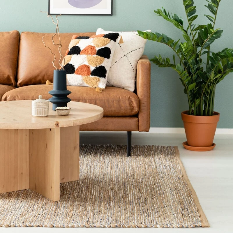 Veke Jäkälä Juutti-puuvillamatto 80x150 Cm Luonnonväri 7 Veke Jäkälä Juutti-puuvillamatto 80x150 Cm Luonnonväri - Image 5