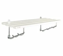 Olikos Kaisa Hattunaulakko 25cm Valkoinen/kromi -Anno Store kaisa naulakko valkoinen kromi 1