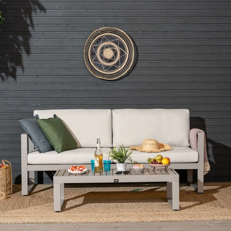 Veke Kallas 3-istuttava Sohva Greige, Hiekka Pehmusteet 5 Veke Kallas 3-istuttava Sohva Greige, Hiekka Pehmusteet - Image 3