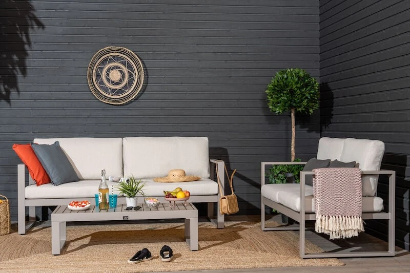 Veke Kallas Sohvaryhmä 3+2 Sohvapöydällä Greige/hiekka 4 Veke Kallas Sohvaryhmä 3+2 Sohvapöydällä Greige/hiekka - Image 2