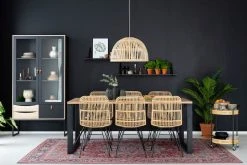 Tvilum Stubbe Vitriini 100 Musta/tammi -Anno Store kashmar matto 200x290 cm web