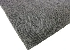 Finarte Keto Villamatto 140x200 Cm Tummanharmaa -Anno Store keto wool rug dark grey corner