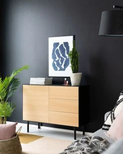 Veke Koto Senkki 110 Cm Musta/tammi -Anno Store koto senkki 110 cm web 4