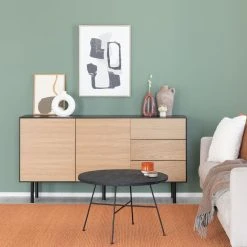 Veke Koto Senkki 160 Cm Musta/tammi -Anno Store koto senkki 160cm musta tammi web 14