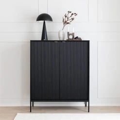 Eureka Latte Kaappi 104x39x125 Cm Musta -Anno Store latte kaappi 104x39x125 cm musta web 25