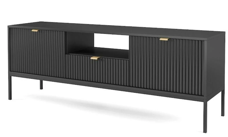 Eureka Latte Tv-taso 154x39 Cm Musta 8 Eureka Latte Tv-taso 154x39 Cm Musta - Image 6