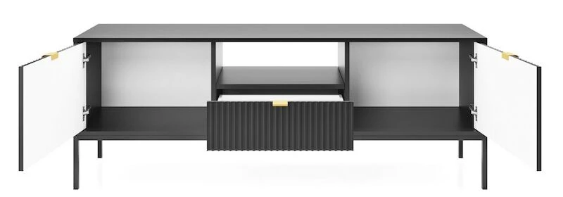 Eureka Latte Tv-taso 154x39 Cm Musta 3 Eureka Latte Tv-taso 154x39 Cm Musta