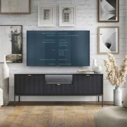 Eureka Latte Tv-taso 154x39 Cm Musta 10 Eureka Latte Tv-taso 154x39 Cm Musta -Anno Store latte tv taso musta 4