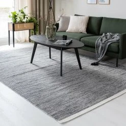 Veke Line Villamatto 140x200 Cm Musta/valkoinen -Anno Store line villamatto 200x300 web 2