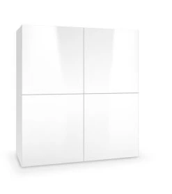 Halmar Livo Kaappi 100 Korkeakiilto Valkoinen -Anno Store liva kaappi 100cm valkoinen 2