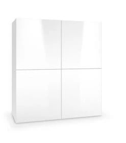 Halmar Livo Kaappi 100 Korkeakiilto Valkoinen -Anno Store liva kaappi 100cm valkoinen 2 1