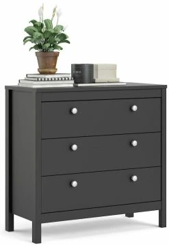 Tvilum Madrid Lipasto 3 Musta -Anno Store madrid lipasto 33 musta11