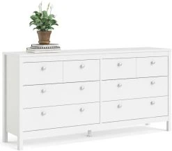 Tvilum Madrid Lipasto 4+4 Valkoinen -Anno Store madrid lipasto 44 valkoinen11