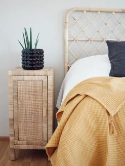 Bella Luna Marbella Rottinkikaappi 1-ovinen Luonnonväri -Anno Store marbella3kaappi