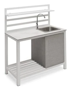 Hillerstorp Åminne Kesäkeittiö Altaalla Ja Hanalla, Valkoinen -Anno Store minne kesakeittio hanalla altaalla valkoinen kuva1