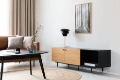 Veke Moda Tv-taso 150 Musta/tammi