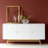 Rowico Rosswood Senkki 169 Cm Valkoinen/tammi -Anno Store monterey sideboard brett vitt ret pd 2