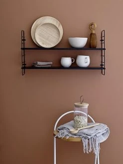 Bloomingville North Seinähylly Musta