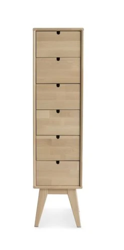 Kiteen Notte Korkea Lipasto, Koivu/lakattu