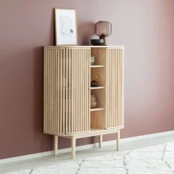 Veke Rima Kaappi Avohyllyllä Lakattu Koivu -Anno Store rima kaappi avohyllylla web 8