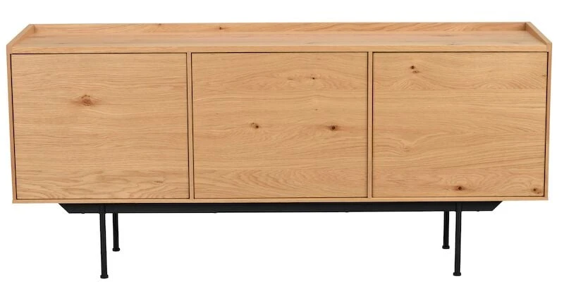 Rowico Brewerton Senkki 160x40x75 Cm Tammi/musta 4 Rowico Brewerton Senkki 160x40x75 Cm Tammi/musta - Image 2
