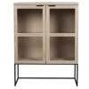 Rowico Everett Vitriini 95x41x125 Cm Valkopesty Tammi -Anno Store rowico everett kaappi lasiovilla 95x41x105cm valkopesty tammi 4