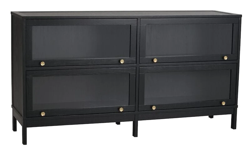 Rowico Kilmore 4 Ovinen Kaappi 150x80 Musta Tammi 3 Rowico Kilmore 4 Ovinen Kaappi 150x80 Musta Tammi