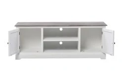 Thomart Sevilla Tv-taso 130 Valkoinen/ Harmaa -Anno Store sevilla 08 tv taso auki kal