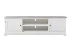 Thomart Sevilla Tv-taso 170 Valkoinen/ Harmaa