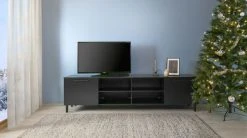 Hiipakka Solo Tv-taso 220 Cm Musta Bs -Anno Store solo tv taso 220cm musta bs