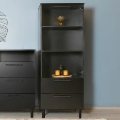 Hiipakka Solo Vitriini 60x44,5x160 Cm Valkoinen Bs -Anno Store solo vitriini musta bs 2