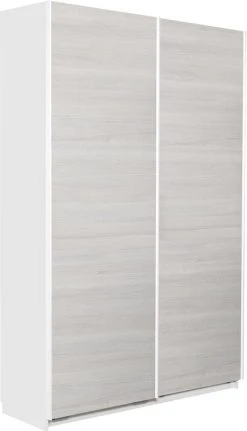 Hiipakka Stina Liukuovikomero 120 Cm Valkoinen/hopeajalava -Anno Store stina120 liukuovikomero hopeajalava