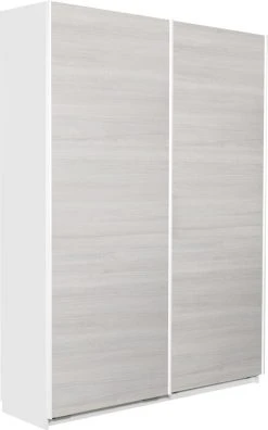 Hiipakka Stina Liukuovikomero 120 Cm Valkoinen/hopeajalava -Anno Store stina150 liukuovikomero hopeajalava1