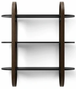 Umbra Bellwood Seinähylly 65,2x23,6x74,9cm Musta/pähkinä 11 Umbra Bellwood Seinähylly 65,2x23,6x74,9cm Musta/pähkinä -Anno Store umbra bellwood seinahylly 3tasoa mustapahkina1