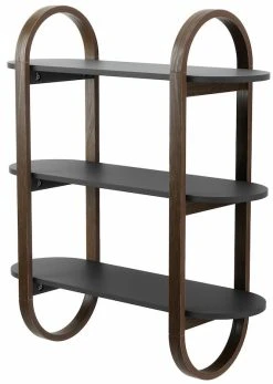 Umbra Bellwood Seinähylly 65,2x23,6x74,9cm Musta/pähkinä 10 Umbra Bellwood Seinähylly 65,2x23,6x74,9cm Musta/pähkinä -Anno Store umbra bellwood seinahylly 3tasoa mustapahkina2