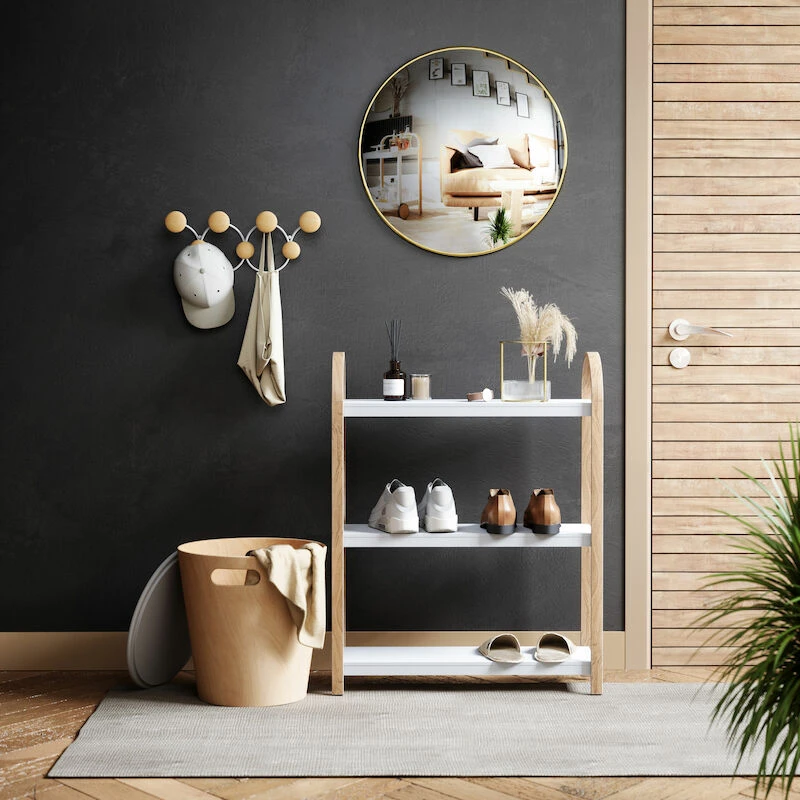 Umbra Bellwood Seisova Hylly 3 Tasoa 71,1x26x90,1cm Luonnonväri/valkoinen 4 Umbra Bellwood Seisova Hylly 3 Tasoa 71,1x26x90,1cm Luonnonväri/valkoinen - Image 2