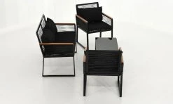 Veke Long Sohvaryhmä Alumiinirungolla, Musta/ruskea -Anno Store veke long sohvaryhma alumiinirungolla musta ruskea 253 LONG 4 2