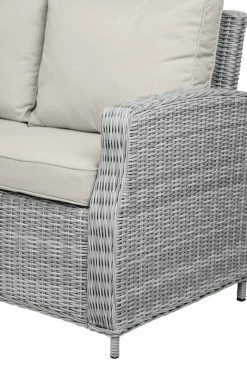 Vila Vinga Kulmasohva Hiekan Värinen Polyrottinki/alumiini