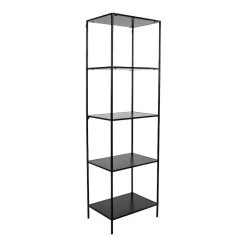 House Nordic Vita Avohylly 51x36x170 Cm Musta -Anno Store vita hylly 3001070